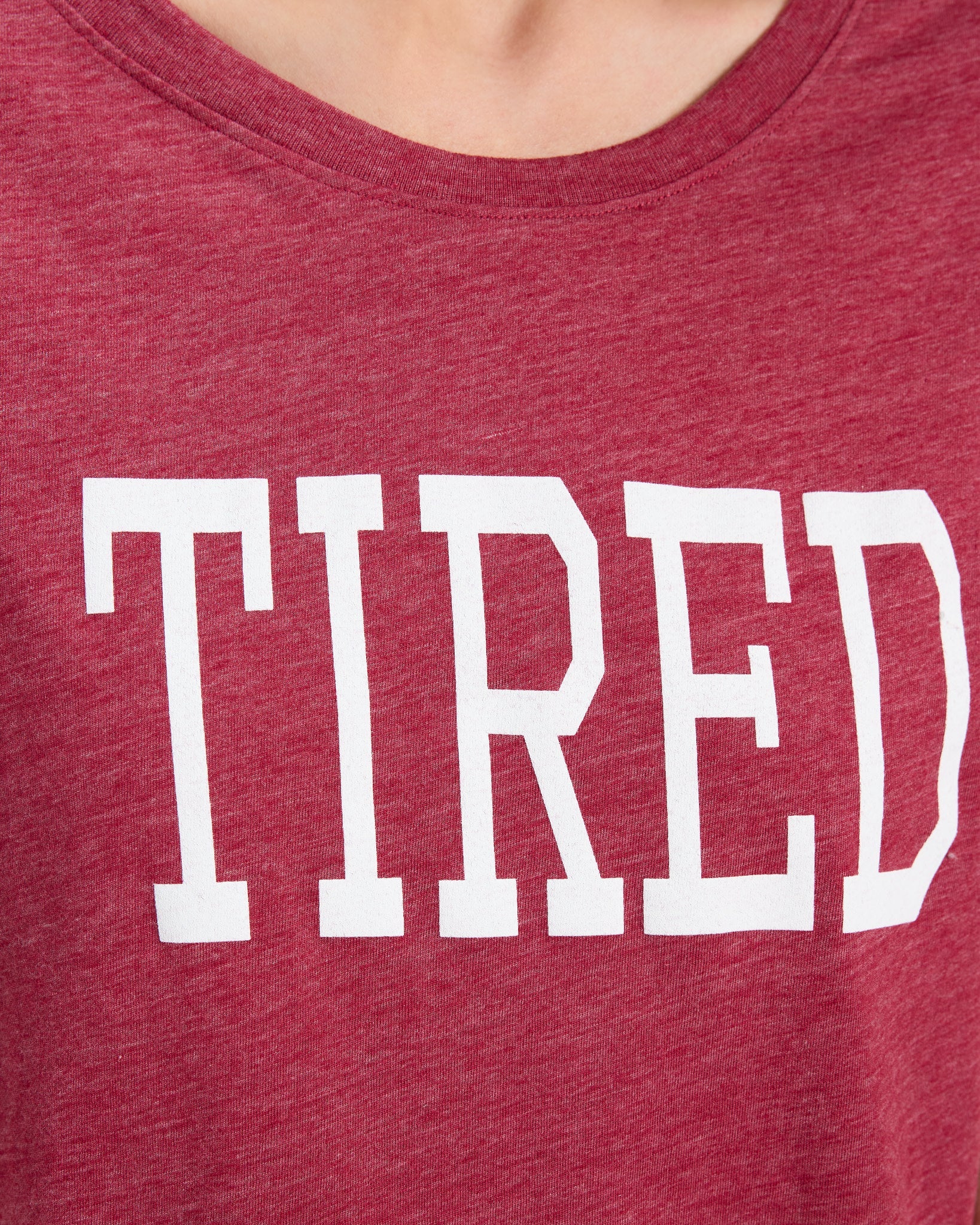 "Tired" Graphic Lounge Tee - Image 3