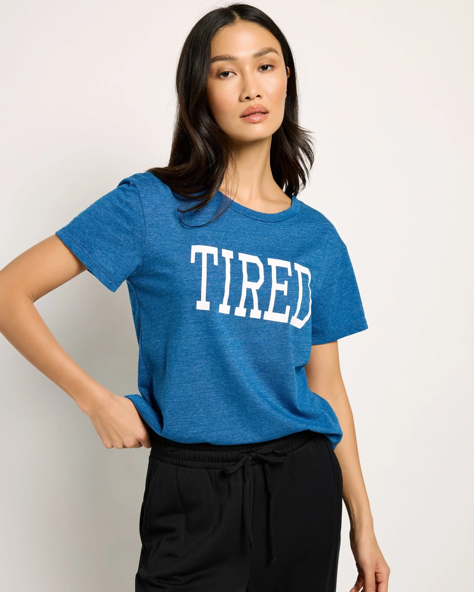 "Tired" Graphic Lounge Tee - Image 5