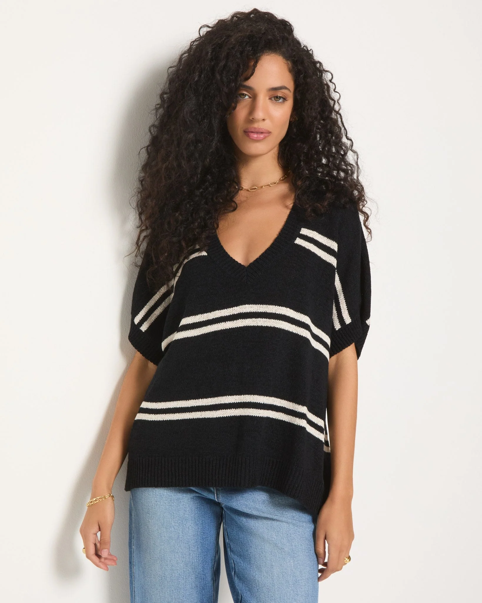 Wavetide Striped Sweater Tee - Image 9